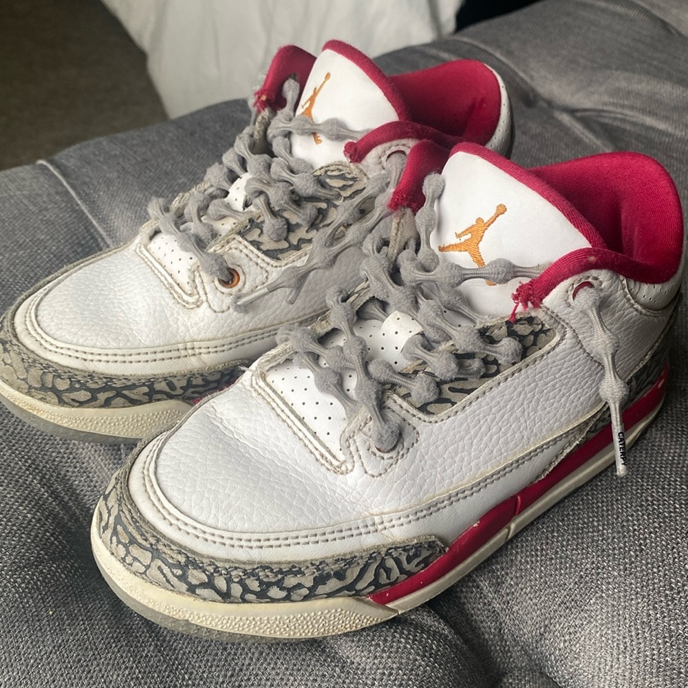 Jordan 3 Retro Cardinal (PS) Kids' - Size 13.5C